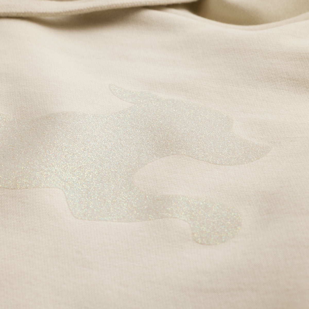 Cream Sparkle Hoodie