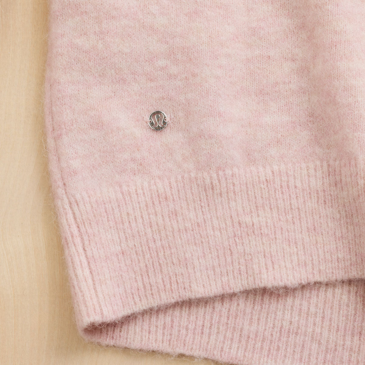 Pink Lululemon Sweater - Embroidered