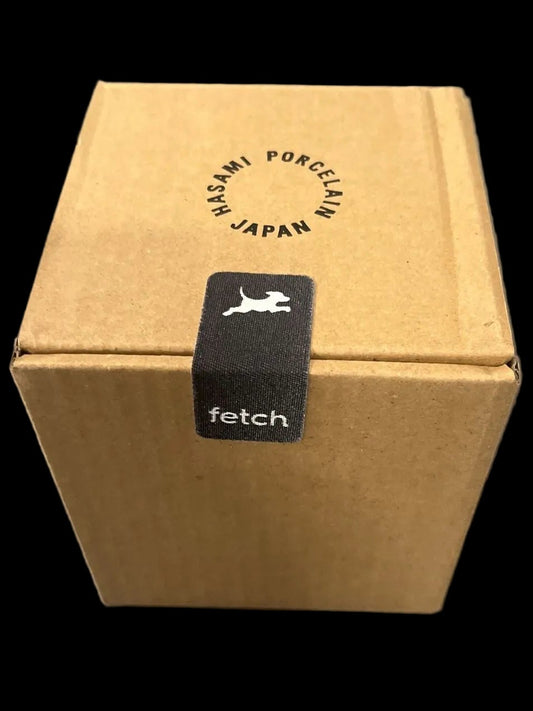 Matte Black Hasami Mug with Sticker Seal - Kit
